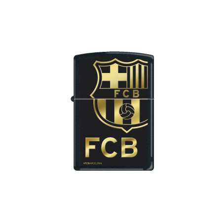 Zippo F.C. Barcelona Logo Black&Gold