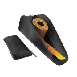 Combi pouch 1Pipe imitation leather (Black)