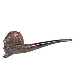 Hand-carved Briar Pipe Unmarked