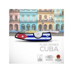 Navaja Corta Puros Les Fines Lames Bandera Cuba Madera