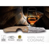 Knife Cigar Cutter Les Fines Flames Cognac Oak Wood Barrel