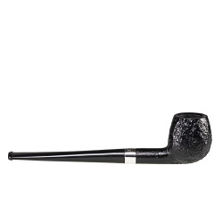 Peterson Junior Sandblasted Silver Mounted Canted Apple