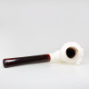 Meerschaum Block Pipe Hand Carved Maraja Face