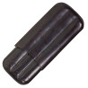 Cigar Case Leather S Holds 3 Cigars Brown