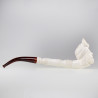 Eskishir Turkish Meerschaum Block Pipe Churchwarden