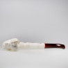 Eskishir Turkish Meerschaum Block Pipe Churchwarden