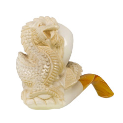 Meerschaum Pipe Lubinski Craved Dragon