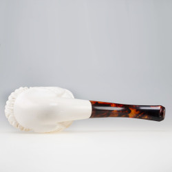 Turkish Meerschaum Block Pipe Maharaja XL