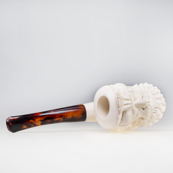 Turkish Meerschaum Block Pipe Maharaja XL