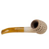 Meerschaum Pipe Lubinski Craved Bent Billiard Laticce