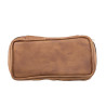 Atomic Trousse 2 pipes  Pale Brown Leather