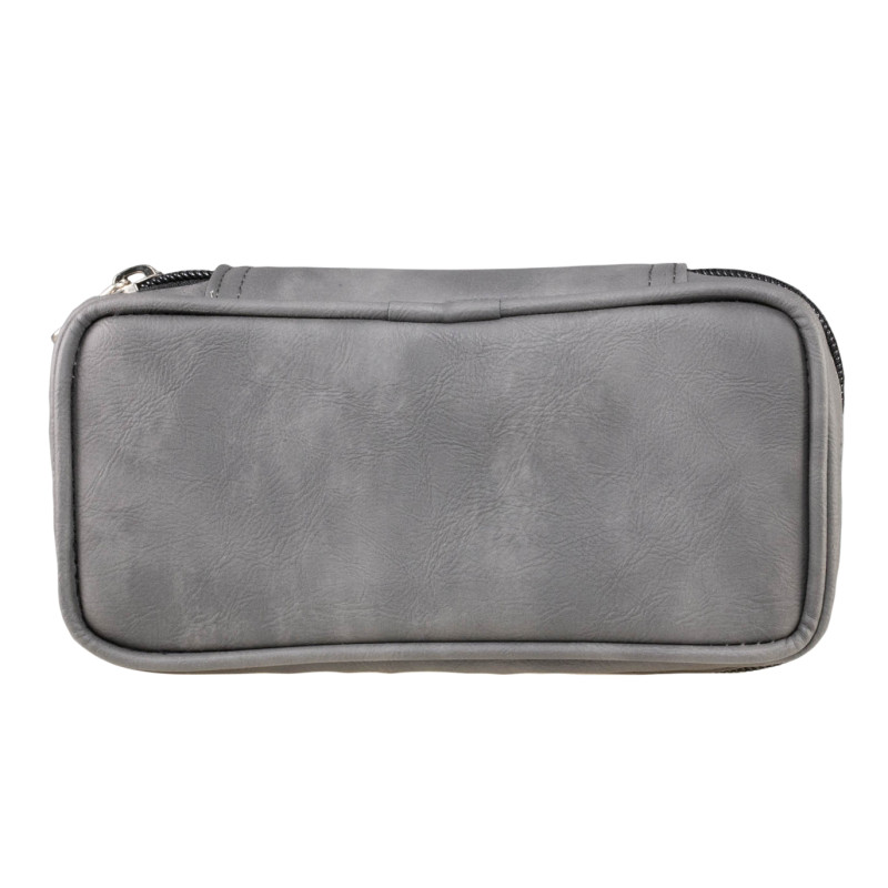 Atomic Trousse 2 pipes  Grey Leather