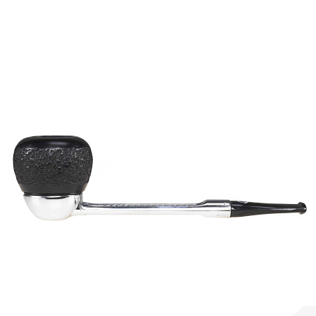 Falcon System Standard A Straight Chrome Rustic Apple Briar Bowl