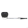 Falcon System Standard  A Straight Chrome Rustic Apple Briar Bowl