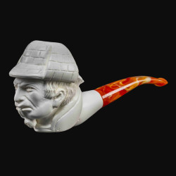 Hilmi Çay Meerschaum Pipe Sherlock Holmes