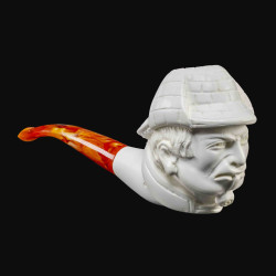 Hilmi Çay Meerschaum Pipe Sherlock Holmes