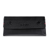 POUCH ZIPPO BLACK LEATHER