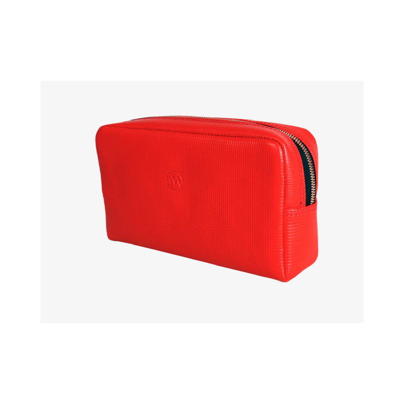 Montes Bros Engraved Leather Multifunction in Red Multifunction