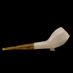 Meerschaum Block Pipe Lubinski Craved Cutty