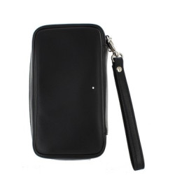 Dunhill White Spot Bag 3 Pipes and Tobacco Pouch