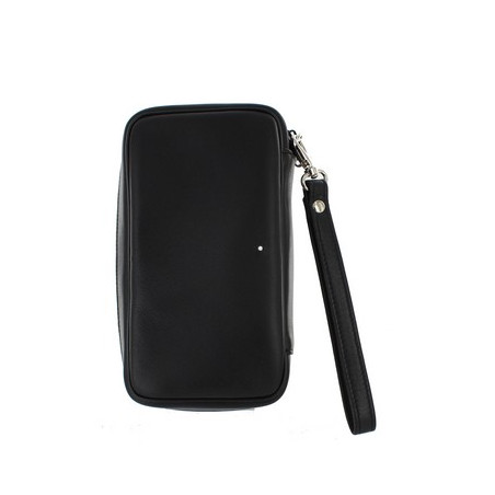 Dunhill White Spot Bag 3 Pipes and Tobacco Pouch