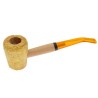 Missouri Meerschaum Corn Cop Bent Amber Legend