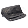 Lubinski 404 Pipe Pouch & Tobacco Bag Crocodile Type leather Black
