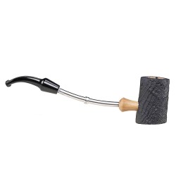 Miscia By Demua Poker Half Bent Black Sandblast