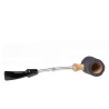 Miscia By Demua Poker Half Bent Black Sandblast