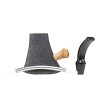 Miscia By Demua Volcano bent Black Sandblast