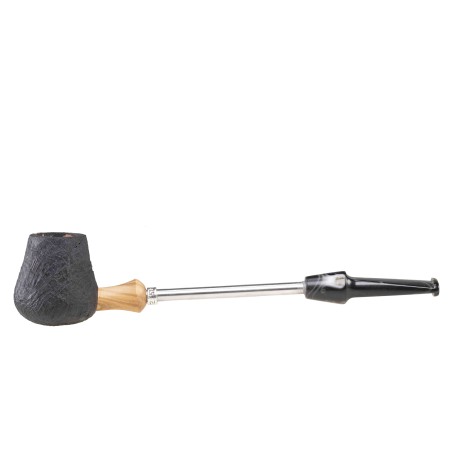 Miscia By Demua Brandy Straight Black Sandblasted