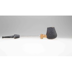Miscia By Demua Brandy Straight Black Sandblasted