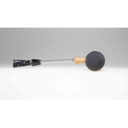 Miscia By Demua Brandy Straight Black Sandblasted
