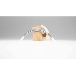 Miscia By Demua Poker Bent Natural Sandblasted