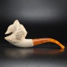 Hilmi Çay Meerschaum Pipe Hunting Dog with Bird
