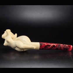 Hilmi Çay Meerschaum Pipe Reclining Nude Female
