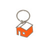 Colored House  Key Ring Orange
