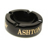 Ashton Round Cigar Ashtray Black